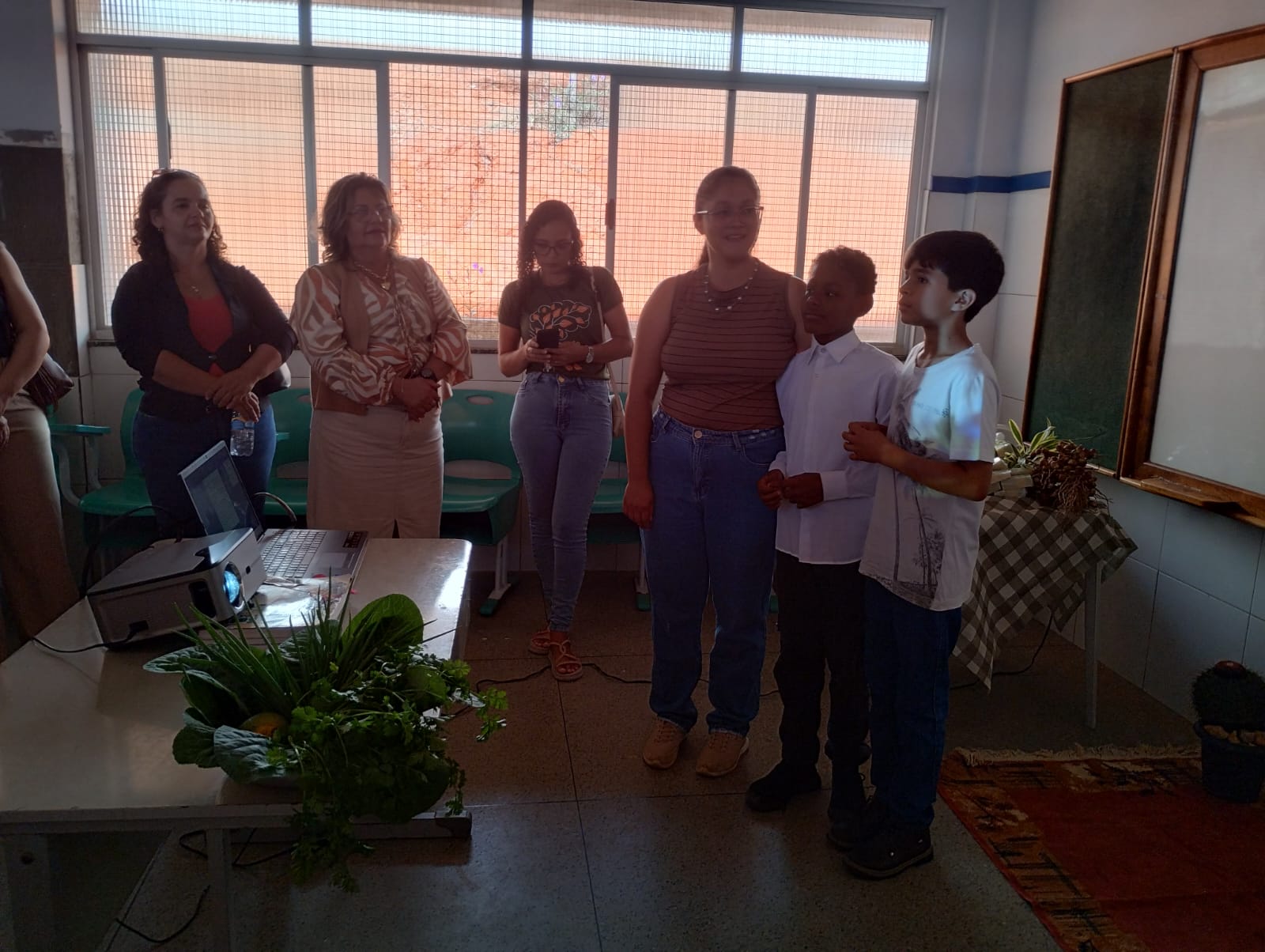 Visita às escolas